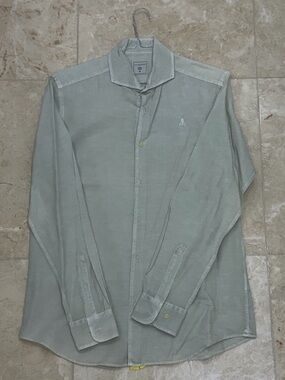 Light Sage Green Button-Up Shirt
